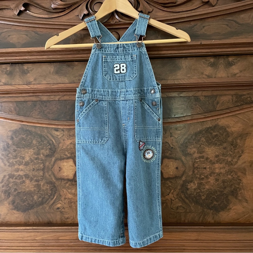 Baby Boy's 24 M Carter's Bib Jean Denim Overalls Coveralls